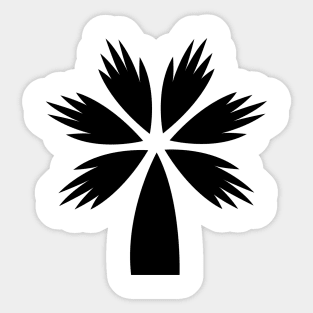 Harvest New Palms Black Sticker